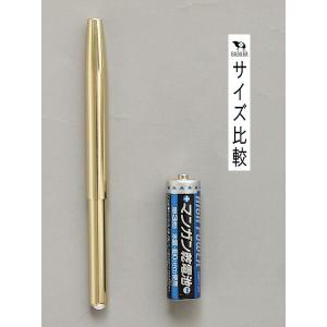 リップブラシ アルミ製 キャップ付 11.2c...の詳細画像2