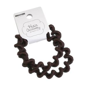 ヘアゴム ウェービー 2個入 ［色指定不可］ (100円ショップ 100円均一 100均一 100均)
