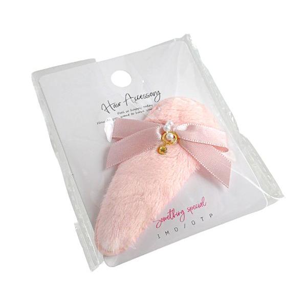 ボアスリーピン リボン ［色指定不可］ (100円ショップ 100円均一 100均一 100均)