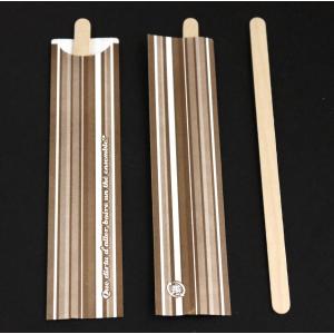 マドラー コーヒー用 木製 袋入50本 (10...の詳細画像2