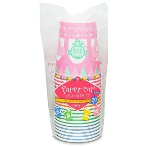 紙コップ アニマルパーティー 容量205ml ...の詳細画像3