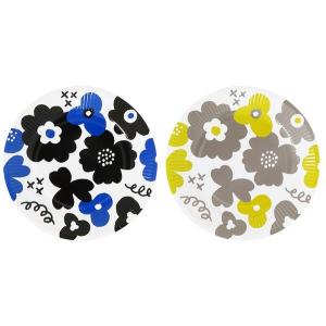 ペーパープレート 北欧フラワー柄 直径18cm...の詳細画像4
