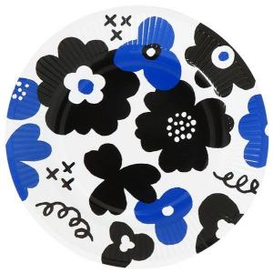 ペーパープレート 北欧フラワー柄 直径18cm...の詳細画像5
