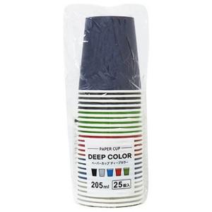 ペーパーカップ ディープカラー 容量205ml...の詳細画像2