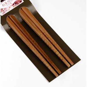 箸 ペア箸 22.5cm ライン柄 (100円...の詳細画像2