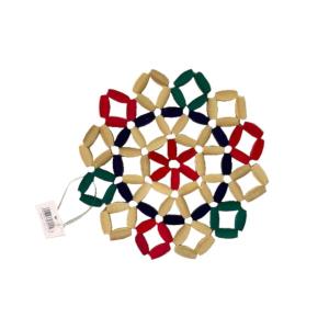 竹ビーズマット　１７ｃｍ