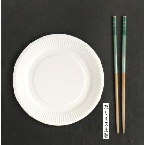 紙皿 ホワイト 直径18cm 14枚入 (10...の詳細画像1