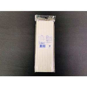 紙ストロー ホワイト 直径0.6×19.5cm...の詳細画像1