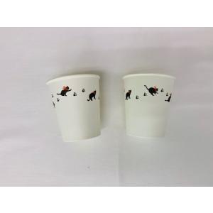 紙コップ 容量205ml 20個入 くろネコ ...の詳細画像2