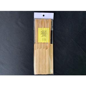 煤竹天削箸 はっぱ柄箸袋入 24cm 10膳入...の詳細画像3