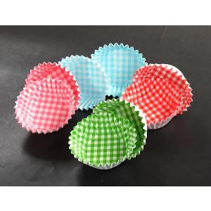 お弁当カップ チェック柄 9号(底径5×高さ3...の詳細画像2