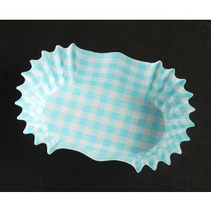 お弁当カップ チェック柄 小判型 底面7×3....の詳細画像3