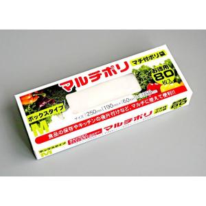 マチ付ポリ袋 マルチポリ ボックスタイプ Mサ...の詳細画像1