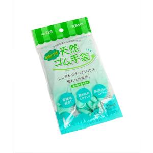 ゴム手袋 中厚手 Lサイズ グリーン