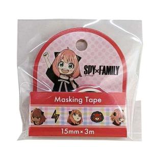 マスキングテープ スパイファミリーB 1.5cm×長さ3m (100円ショップ