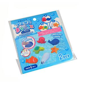 浮かぶプニプニますこっと シーアニマル 2個入 ［形指定不可］ (100円ショップ 100円均一 100均一 100均)