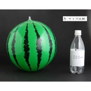 ビーチボール スイカ 直径26cm (100円...の詳細画像1