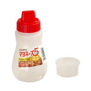 マヨネーズ容器 マヨネーズ5 レッド ミニサイズ(容量260ml) (100円ショップ 100円均一...