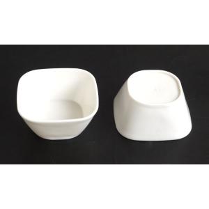 レンジ角豆鉢 レンジ食器 白 7.9×7.9×...の詳細画像3