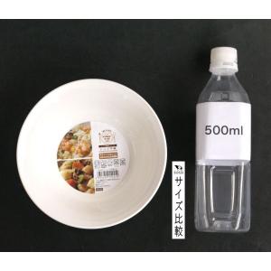 レンジ中鉢 レンジ食器 白 直径16.8×高さ...の詳細画像1