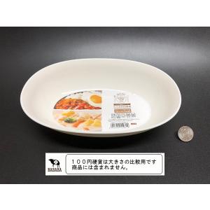 深皿 楕円 ポリプロピレン製 23×16×高さ...の詳細画像1