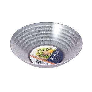 中鉢 かすみ PET製 クリア 容量560ml (100円ショップ 100円均一 100均一 100均)