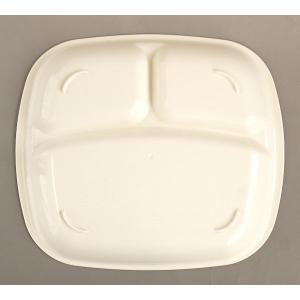 角皿 仕切り付 レンジ食器 ポリプロピレン製 ...の詳細画像5
