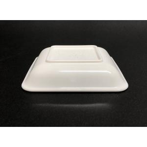 レンジ角小皿 レンジ食器 白 9×9×高さ2c...の詳細画像4