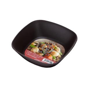 日和 角鉢 茶 16×16×高さ5cm (100円ショップ 100円均一 100均一 100均)