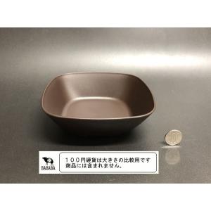日和 角鉢 茶 16×16×高さ5cm (10...の詳細画像1