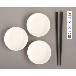 小皿 レンジ食器 ポリプロピレン製 白 直径9...の詳細画像1