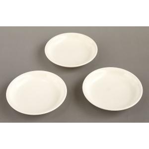 小皿 レンジ食器 ポリプロピレン製 白 直径9...の詳細画像2