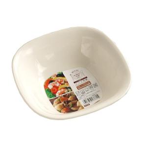 角鉢 レンジ食器 白 容量530ml (100円...の商品画像