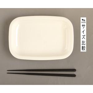 角皿 レンジ食器 ポリプロピレン製 白 21×...の詳細画像1