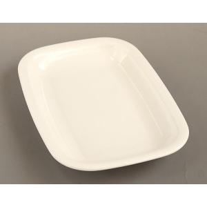 角皿 レンジ食器 ポリプロピレン製 白 21×...の詳細画像2