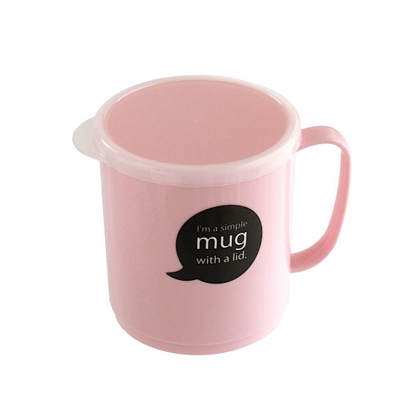 マグカップ フタ付 Ｌサイズ(容量300ｍｌ) ［色指定不可］ (100円ショップ 100円均一 1...