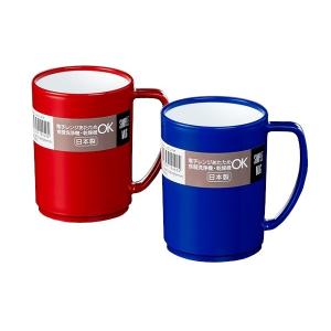 マグカップ ポリプロピレン製 容量290ｍｌ シンプルマグ ［色指定不可］ (100円ショップ 100円均一 100均一 100均)