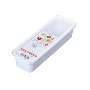 保存容器 キッチンフィット3 ホワイト 容量530ml (100円ショップ 100円均一 100均一 100均)