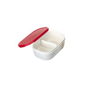 すのこ付きお弁当箱 容量650ml ［色指定不可］ (100円ショップ 100円均一 100均一 100均)