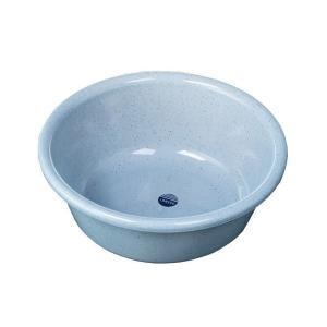 洗面器 ラメル 湯桶 ブルー 容量 3.6L (100円ショップ 100円均一 100均一 100均)｜kawauchi