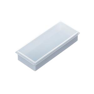 収納ケース フタ付 ホワイト 10.7×7.2×高さ3.4cm トスラ (100円
