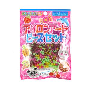 アイロンアートセット ビーズ約300個入 ［種類指定不可］ (100円ショップ 100円均一 100均一 100均)
