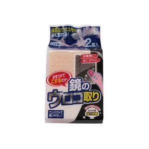 鏡のウロコ落とし 4.3×6.3×厚み2cm 2個入 (100円ショップ 100円均一 100均一 100均)