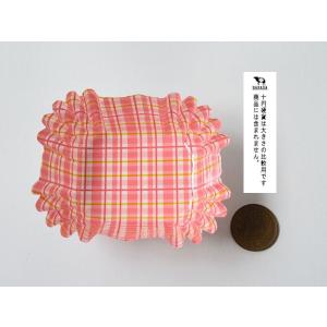 チェック柄おかずカップ 角型小 30枚入 (1...の詳細画像4