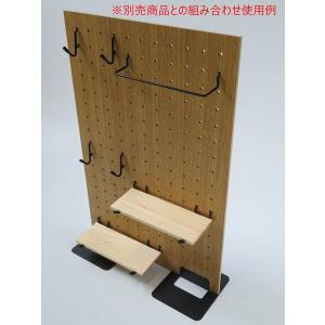 パンチングボード用フック 4個入 ブラック (...の詳細画像3