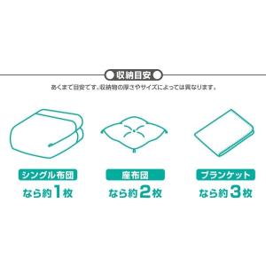 布団用圧縮袋 80×90cm (100円ショッ...の詳細画像3