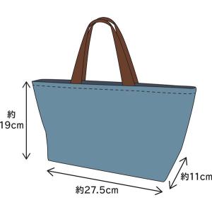 保冷保温トートバッグ ブルー 19×27.5×...の詳細画像2