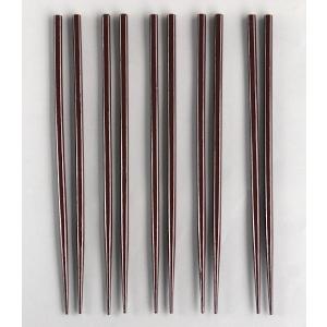 あずき箸 22.5cm 5膳入 (100円ショ...の詳細画像2