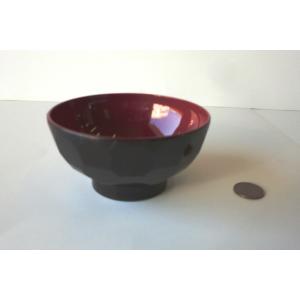 汁椀 亀甲 溜 320ml (100円ショップ...の詳細画像1