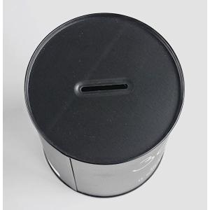缶 貯金箱 30万円 モノトーン [色指定不可...の詳細画像5